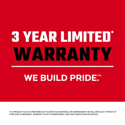 CRAFTSMAN V20 Wireless Portable Bluetooth Speaker, Tool Only (CMCR001B), Red