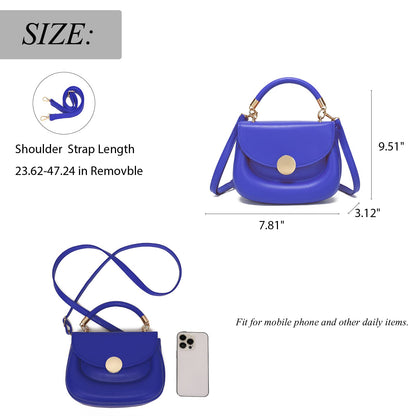 SHUIANGRAN Fashion Cross-body bags for women Womens Purses Minimalist Purses Ladies BagSingle-shoulder Crossbody Handbag (2# klein blue)