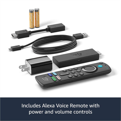 Like-New Fire TV Stick 4K Max streaming device, Wi-Fi 6, Alexa Voice Remote (includes TV controls)