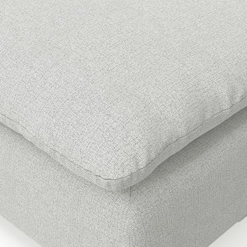 SIMPLIHOME Jasmine Right-Arm Sofa Module in Performance Fabric, Cloud Grey, 44-inches Wide, Handcrafted Contemporary-Style Right-Arm Accent Chair for Living Room