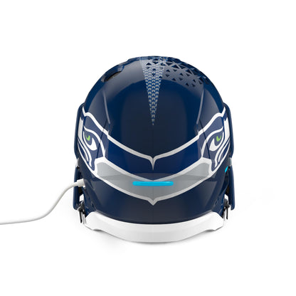 NFL Echo Dot Bundle: Includes Echo Dot | Charcoal and Limited-Edition NFL Helmet Stand | Seattle Seahawks