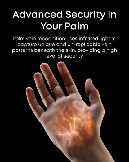 eufy FamiLock S3 Max, Smart Lock with Palm Vein Recognition, Keyless Entry Door Lock for Front Door, 3-in-1 Wi-Fi Keypad Deadbolt+ 2K HDR Camera+ Doorbell, ANSI/BHMA Grade 1, Rear Lock Video Screen