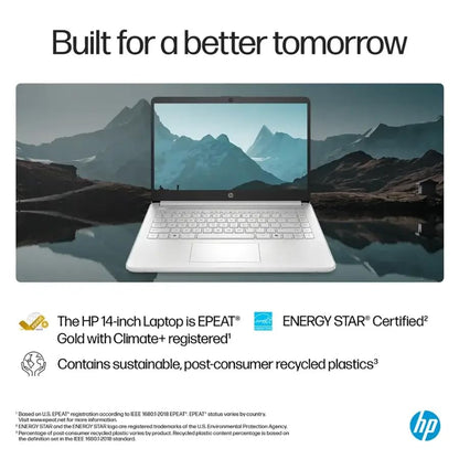 HP 2025 New Student Business Laptop, Intel N150 CPU(Beats N4120), 14 Inch LED Screen, 16GB RAM, 384GB Storage(128GB UFS+256GB MSD), Wi-Fi 6, Copilot AI, Office Pro Lifetime, Windows 11 Pro,w/Mouse