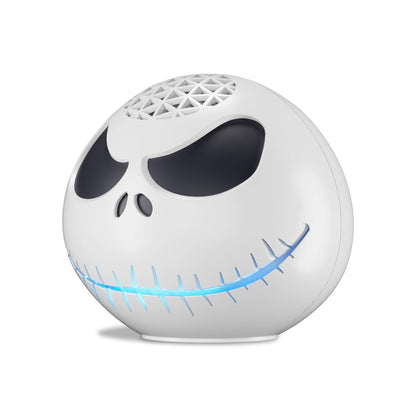 Echo Dot Bundle: Includes Echo Dot (5th Gen, 2022 release) | Glacier White and Limited Edition Disney Jack Skellington Shell