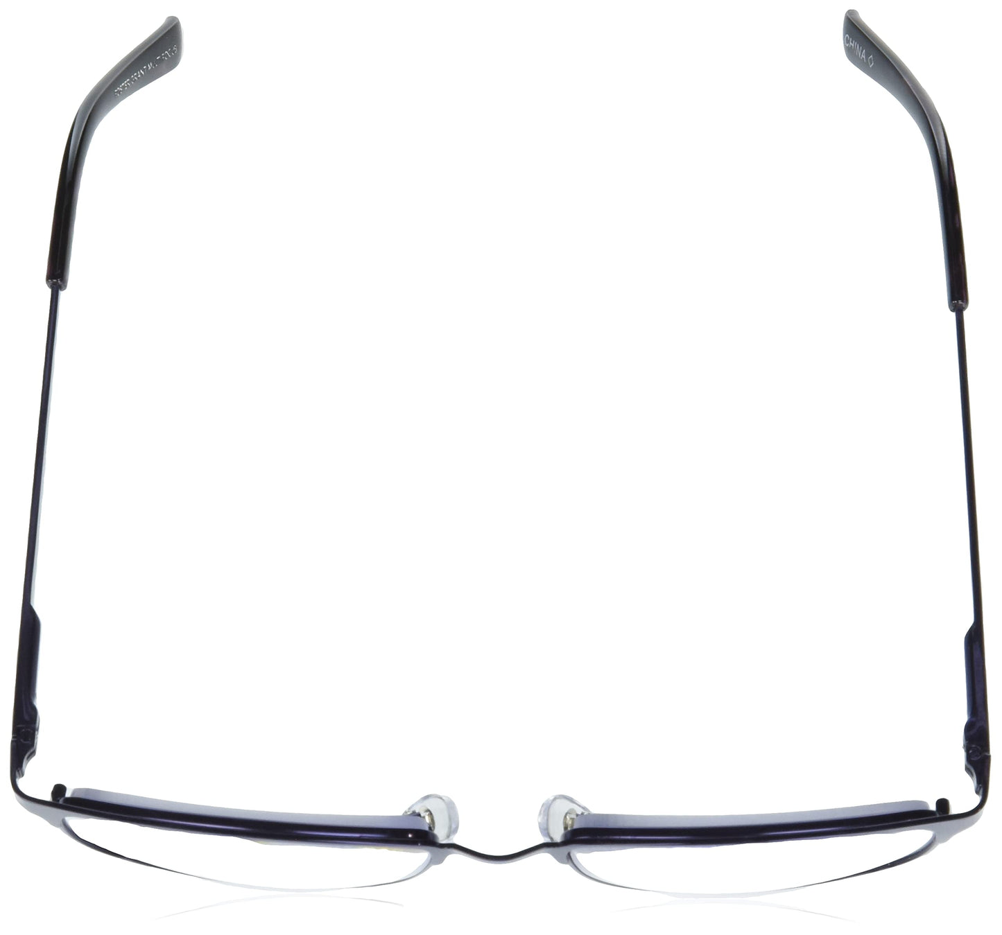 Foster Grant Men's Braydon Multifocus Rectangular Reading Glasses, Matte Navy Blue/Transparent, 54 mm + 2.75
