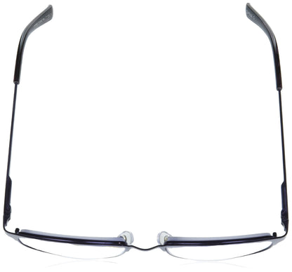 Foster Grant Men's Braydon Multifocus Rectangular Reading Glasses, Matte Navy Blue/Transparent, 54 mm + 2.75