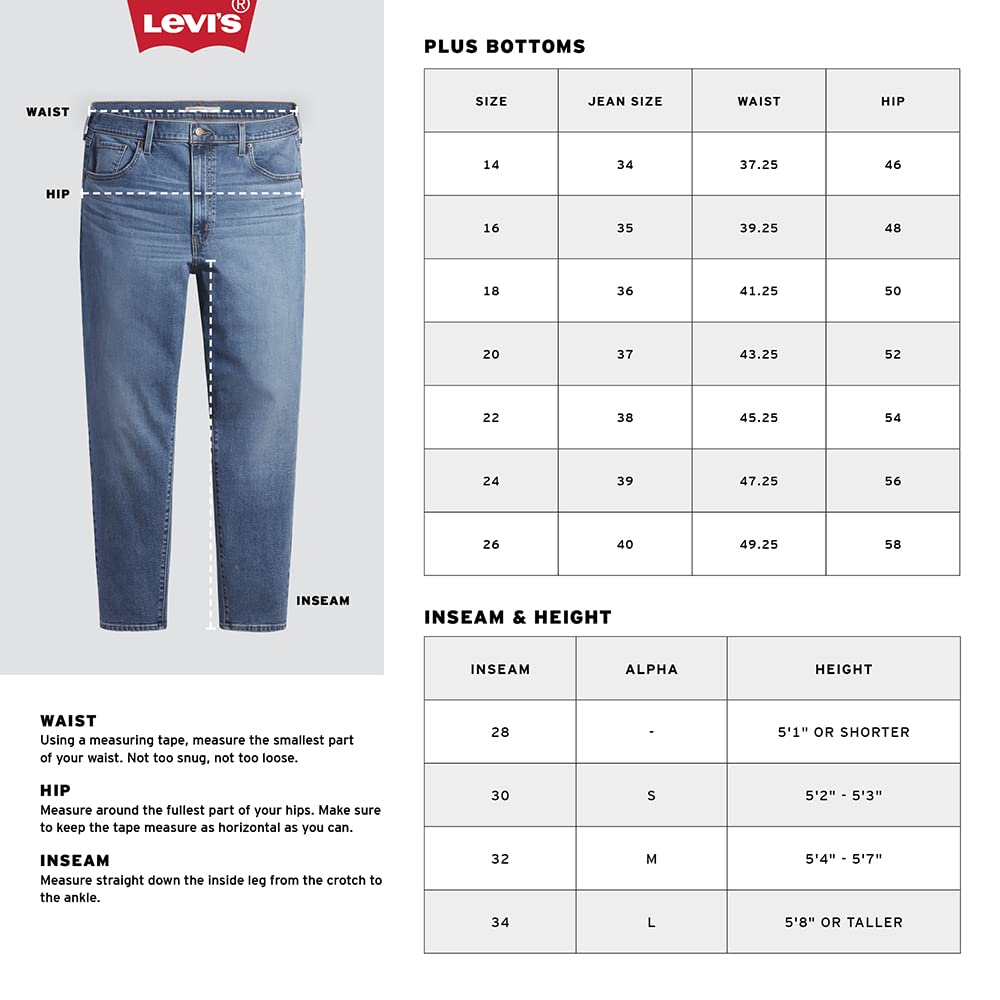 Levi's Women's Size 501 Original Shorts (Also Available, Medium Indigo Destructed, 16 Plus