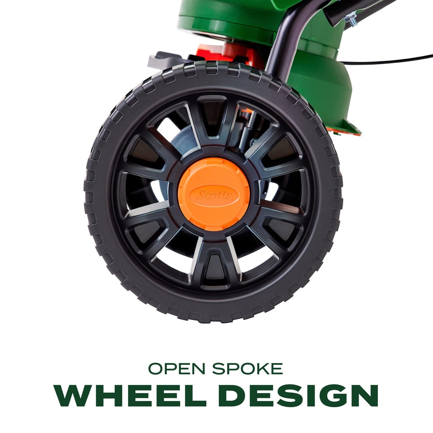 Scotts Turf Builder EdgeGuard DLX Broadcast Spreader for Seed, Fertilizer, Salt, Ice Melt, Holds up to 15,000 sq.ft. Product