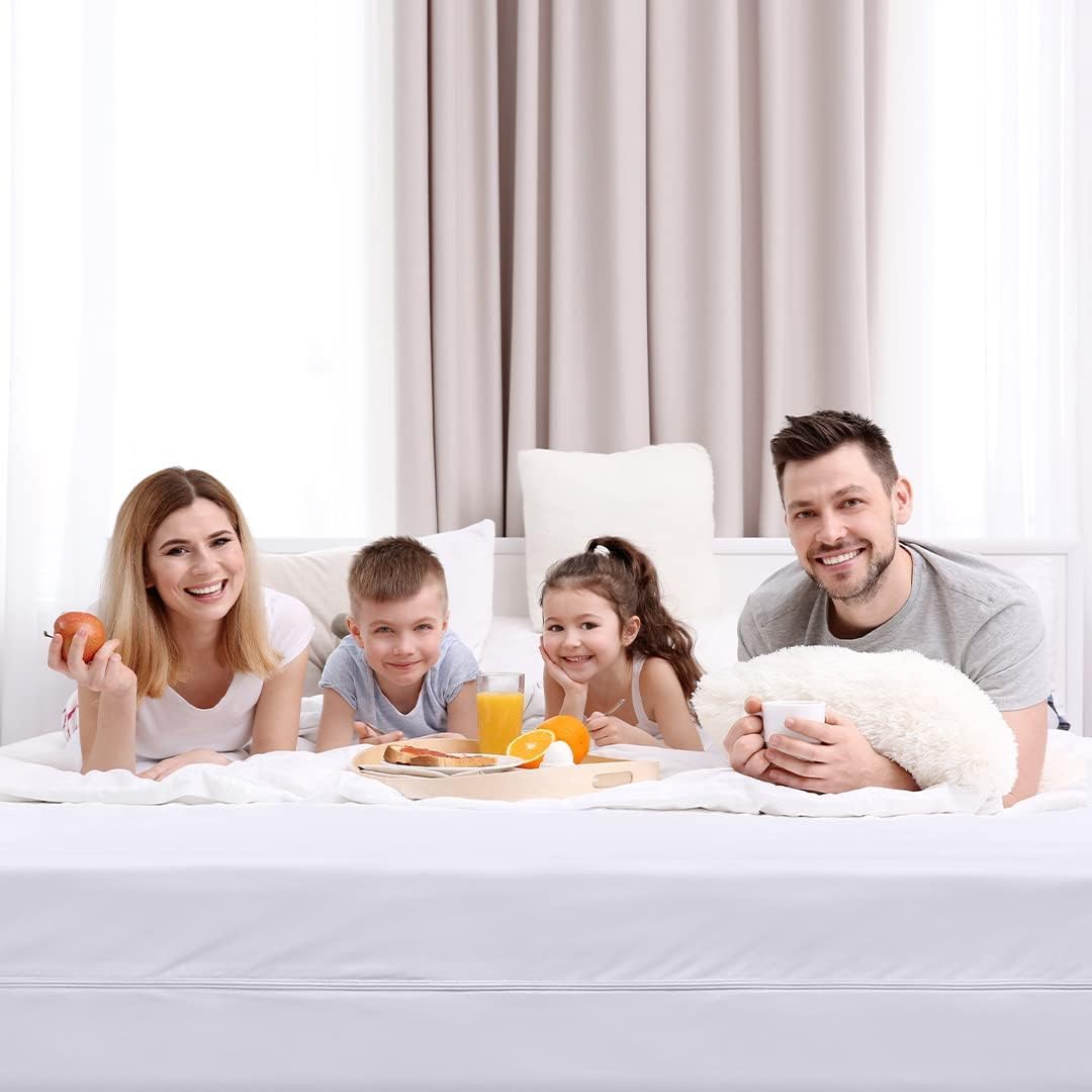 Utopia Bedding Zippered Mattress Encasement California King, 100% Waterproof Bed Bug and Dust Mite Proof Mattress Protector, Absorbent Six-Sided Mattress Cover