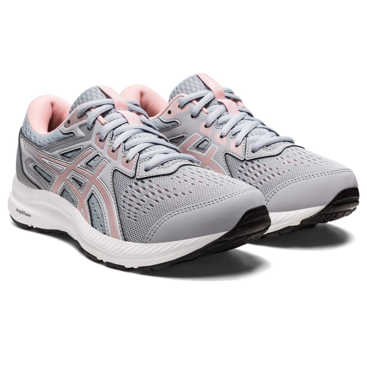 ASICS Women's Gel-Contend 8 Running Shoes, 9, Piedmont Grey/Frosted Rose