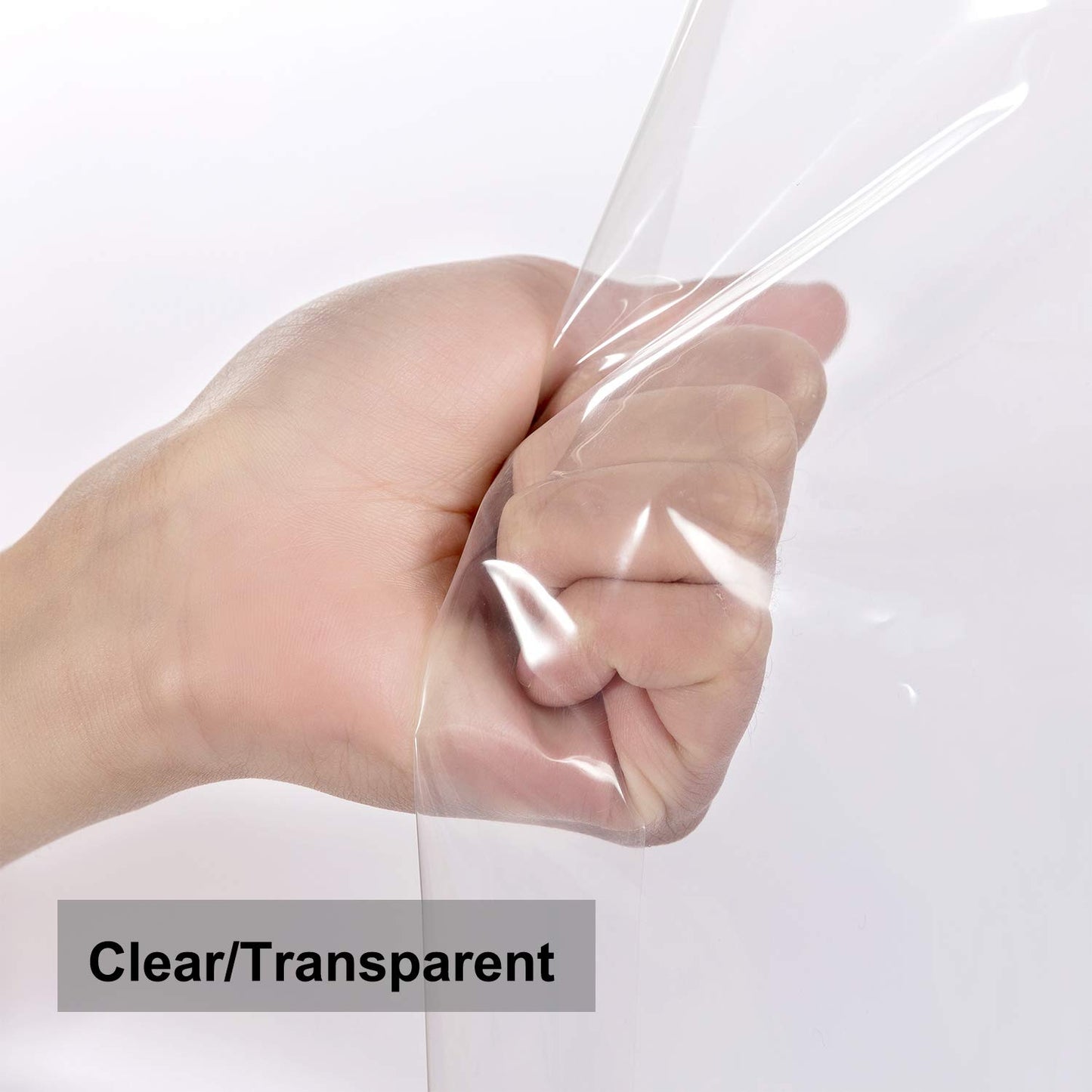 Barossa Design Longer Shower Curtain/Liner with 75 inches Height - 6 Magnets on Bottom, Heavy Duty Waterproof PEVA, PVC Free, Metal Grommets, 72x75, Clear