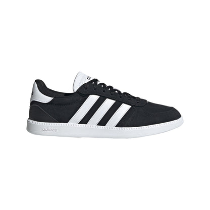 adidas Women's Breaknet Sleek Sneaker, Black/White/Black, 7.5