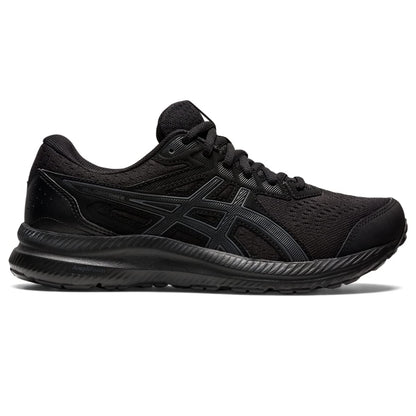 ASICS Women's Gel-Contend 8 Running Shoes, 5, Black/Carrier Grey