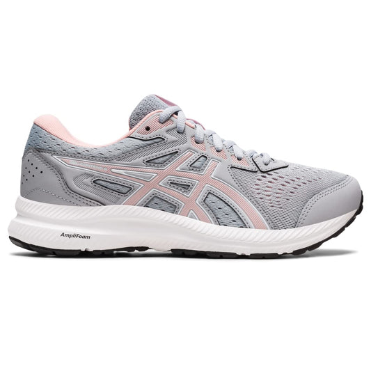 ASICS Women's Gel-Contend 8 Running Shoes, 9, Piedmont Grey/Frosted Rose