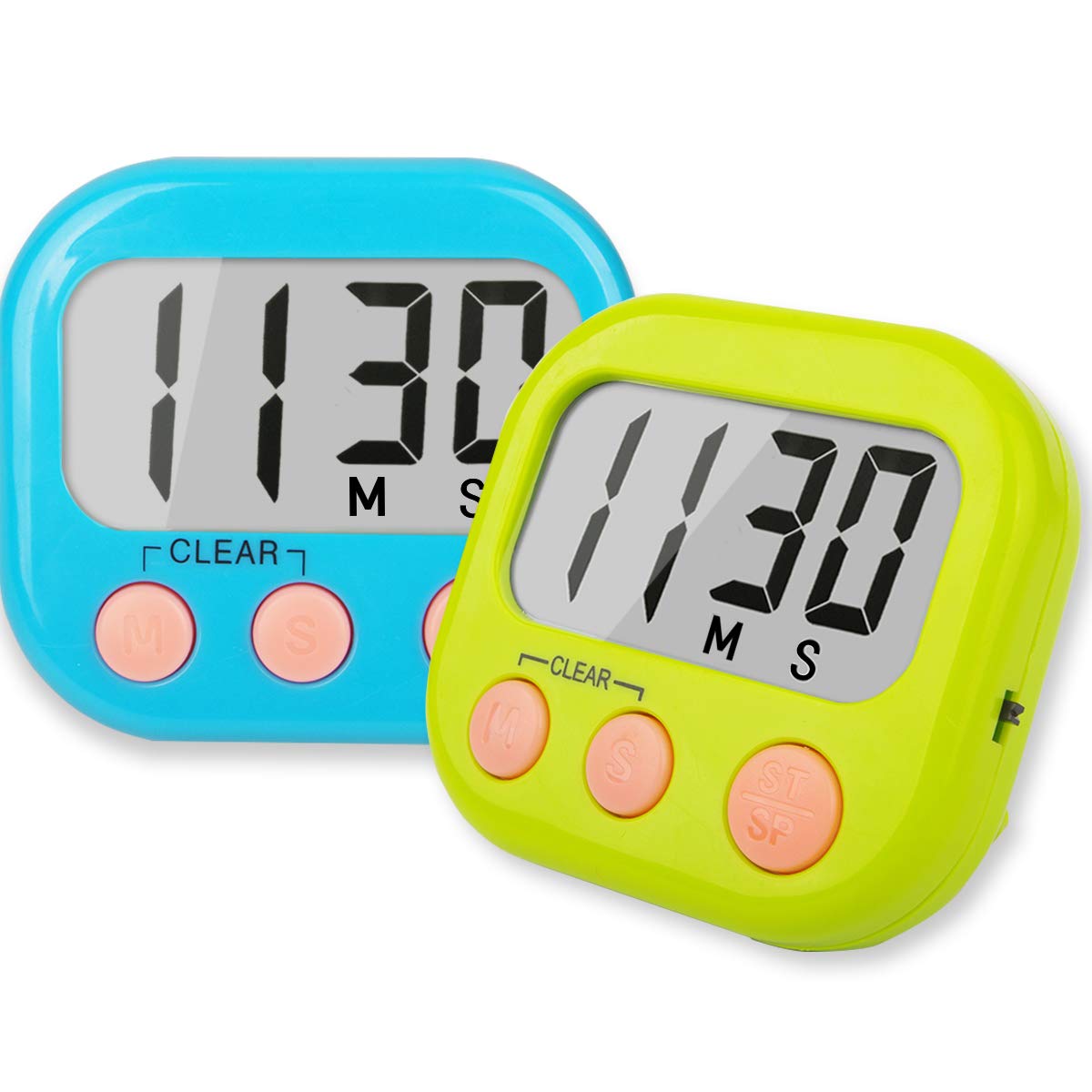 Classroom Timers for Teachers Kids Large Magnetic Digital Timer 2 Pack ...