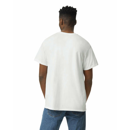 Gildan Adult Ultra Cotton T-Shirt, Style G2000, Multipack, White (3-Pack), Large