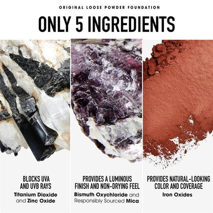 bareMinerals Deluxe Original Loose Mineral Foundation SPF 15 - Holiday Limited Edition Size $88 value - Fair