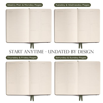 Anecdote 2026-2027 Planner: A Monthly, Weekly & Daily Planner with Calendar | 8.5" x 5.2" | Hardcover To-Do List Organizer, Planning Your Success, Start Anytime, Achieve Productivity Goals (Evergreen)