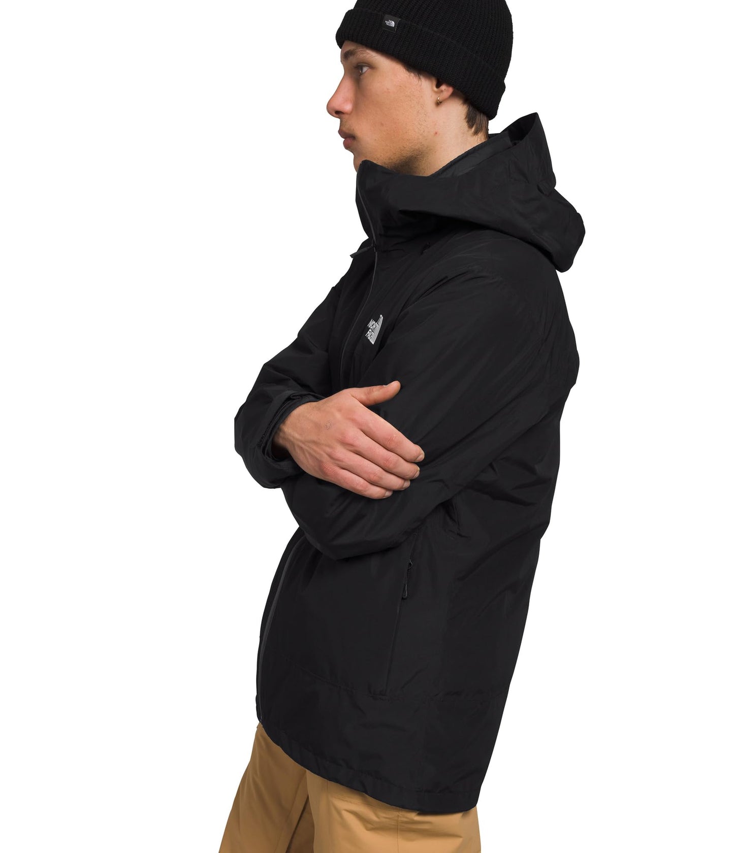 The North Face Men's ThermoBall Snow Triclimate Jacket - 3-in-1 Ski & Snowboard Coat, Waterproof Shell, Insulated Inner, TNF Black-NPF, Medium
