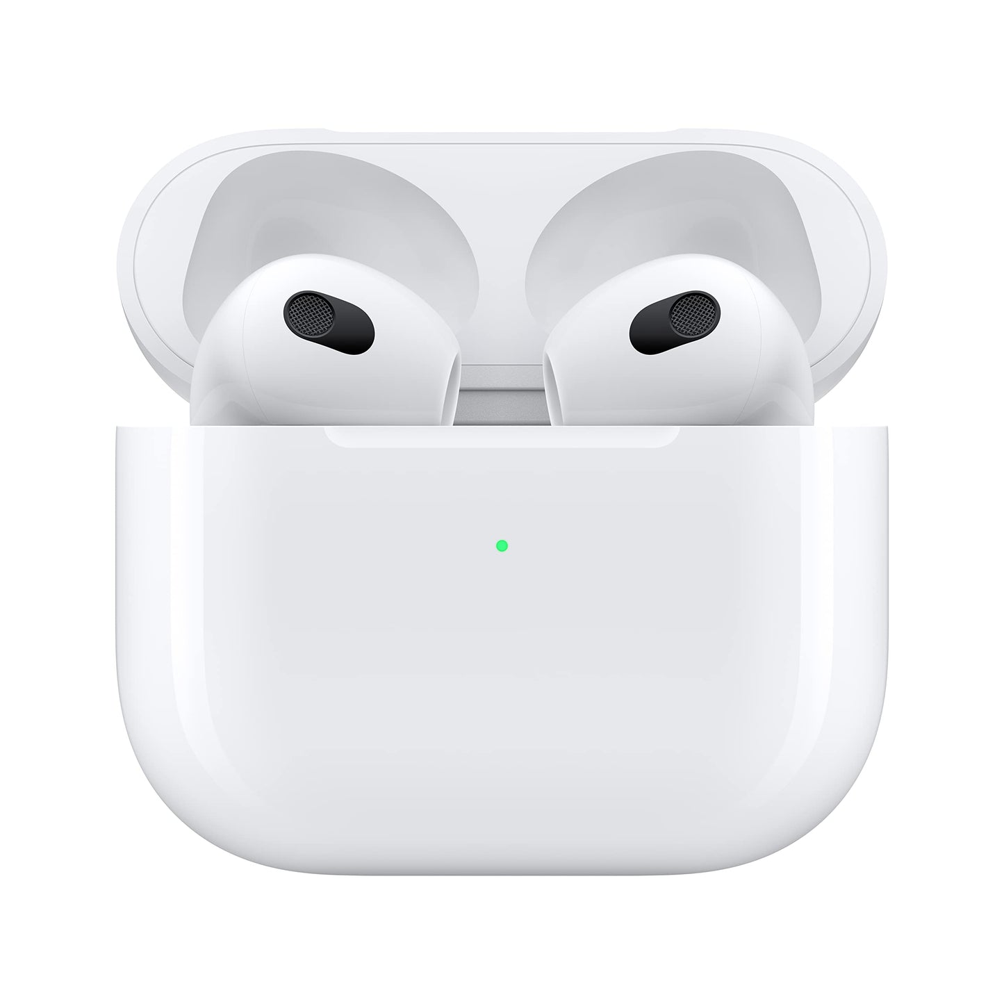 Apple AirPods (3rd Generation) Wireless Ear Buds, Bluetooth Headphones, Personalized Spatial Audio, Sweat and Water Resistant, Lightning Charging Case Included, Up to 30 Hours of Battery Life