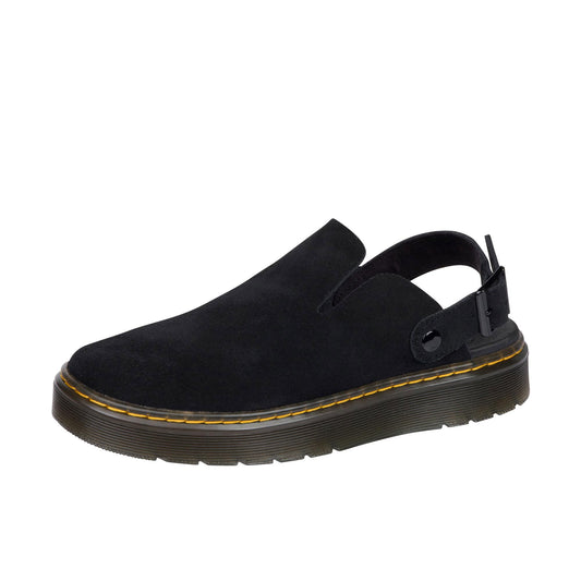 Dr. Martens Unisex Carlson Mule, Black E.H Suede Mb, 6 US Men