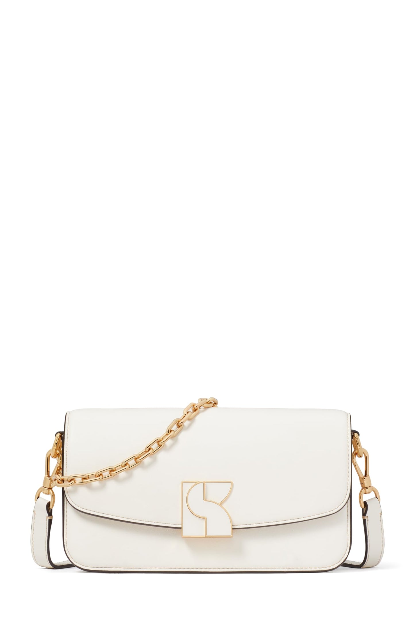 kate spade new york Dakota Smooth Leather Small Crossbody, Cream