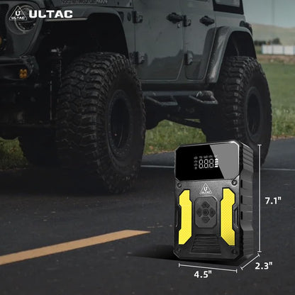 Car Jump Starter with Air Compressor - Battery Jumper Starter Portable with Air Compressor 3000A Jump Pack(All Gas/10L Diesel),20000mAh 150PSI 12V Tire Inflator with Digital Display, 3 Modes LED Light
