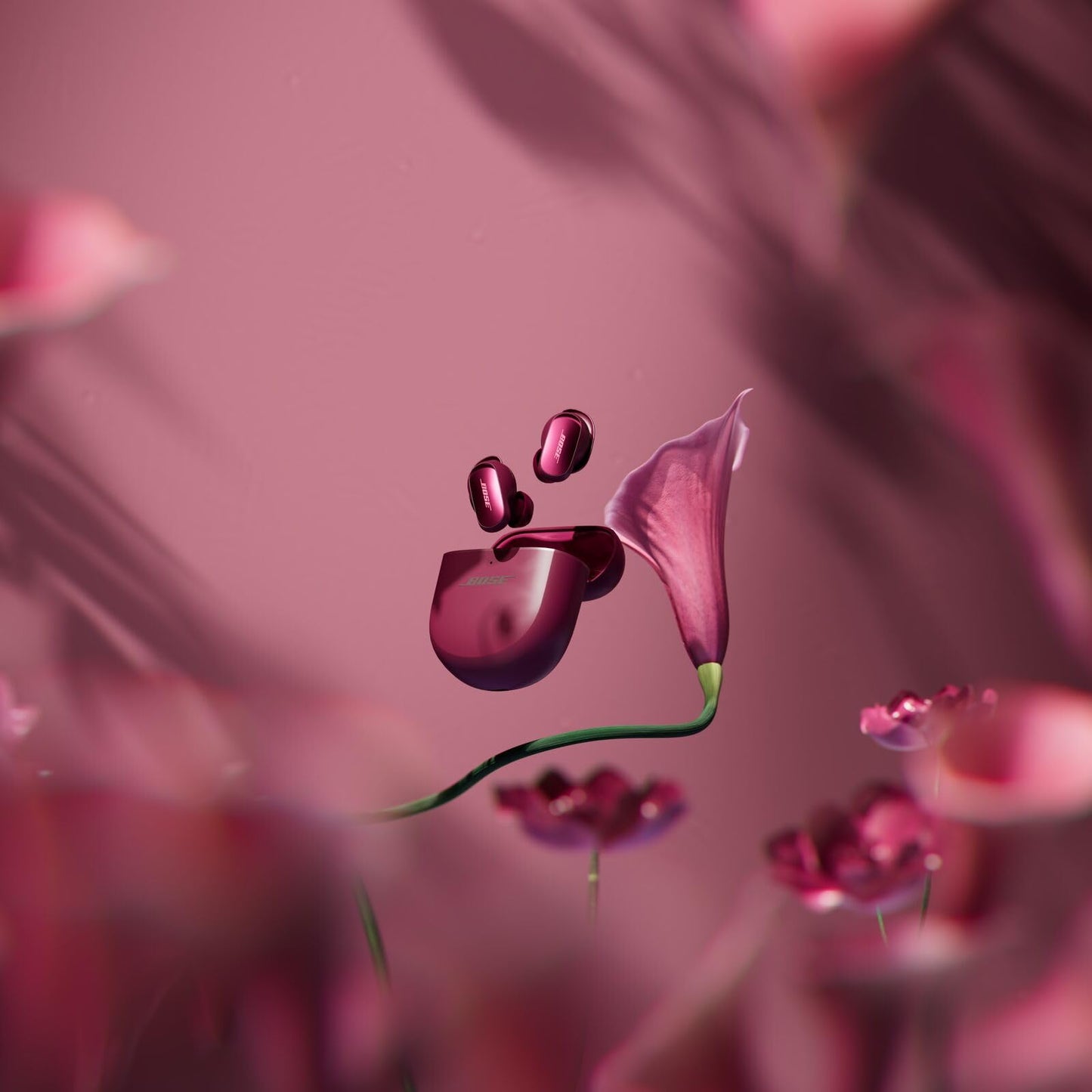 Bose New QuietComfort Ultra Earbuds (2nd Gen) - Wireless Noise Cancelling Earbuds with Mic, Immersive Audio, USB-C Charging, Up to 6 Hours Battery, IPX4 Rating, Deep Plum - Limited Edition Color