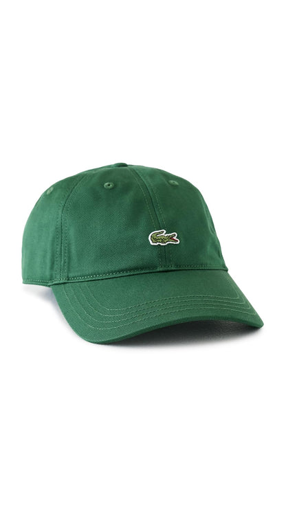 Lacoste Unisex Organic Cotton Twill Cap, Marine, One Size