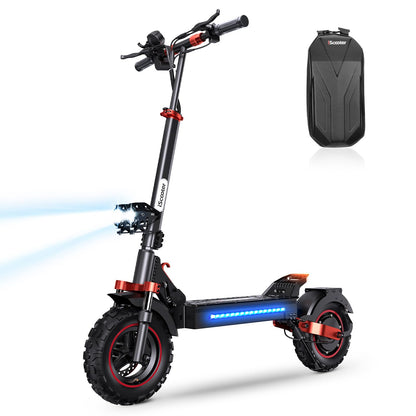 iScooter Electric Scooter Adults, 1000W Motor Up to 28 MPH Top Speed & 40 Miles Long Range E Scooter, 11" Off-Road Pneumatic Tire Scooter for Adults