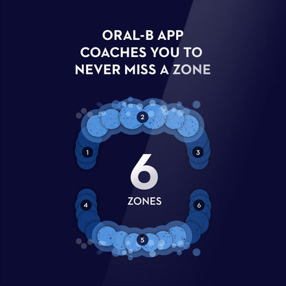 Oral-B iO Deep Clean + Protect Rechargeable Electric Toothbrush, Black with a iO Series 7 Toothbrush, 2 Replacement Brush Heads, and a Charging Travel Case