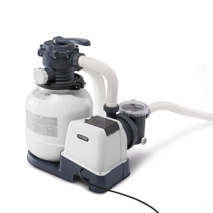 INTEX 26327EH 22ft X 48in Ultra XTR Deluxe Above Ground Swimming Pool Set – Includes 2100 GPH Cartridge Sand Filter Pump – SuperTough Puncture Resistant – Rust Resistant – Easy to Assemble