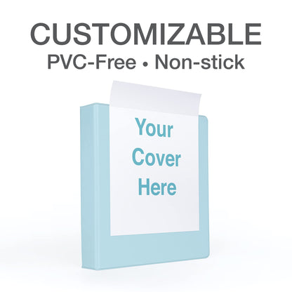 Oxford 3 Ring Binders, 2 inch ONE-Touch Easy Open D Rings, 3-Sided View Binder Covers, Binders for School, Xtralife Hinge, Non-Stick, PVC-Free, Natural Pastel, 530-Sheet Capacity, 4 Pack (79923)