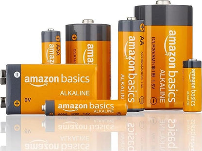 Amazon Basics 48 Pack AA High-Performance Alkaline Batteries, 10-Year Shelf Life, Easy to Open Value Pack