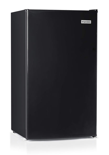 Igloo 3.2 Cu.Ft. Mini Fridge with Freezer - Single Door Compact Refrigerator with Glass Shelves for Homes, Dorms & Offices- Keep Snacks, Drinks & Frozen Foods Cool with Temperature Control Mini Fridge