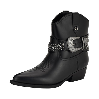 Guess Women's Lansly Bootie, Black 001, 7