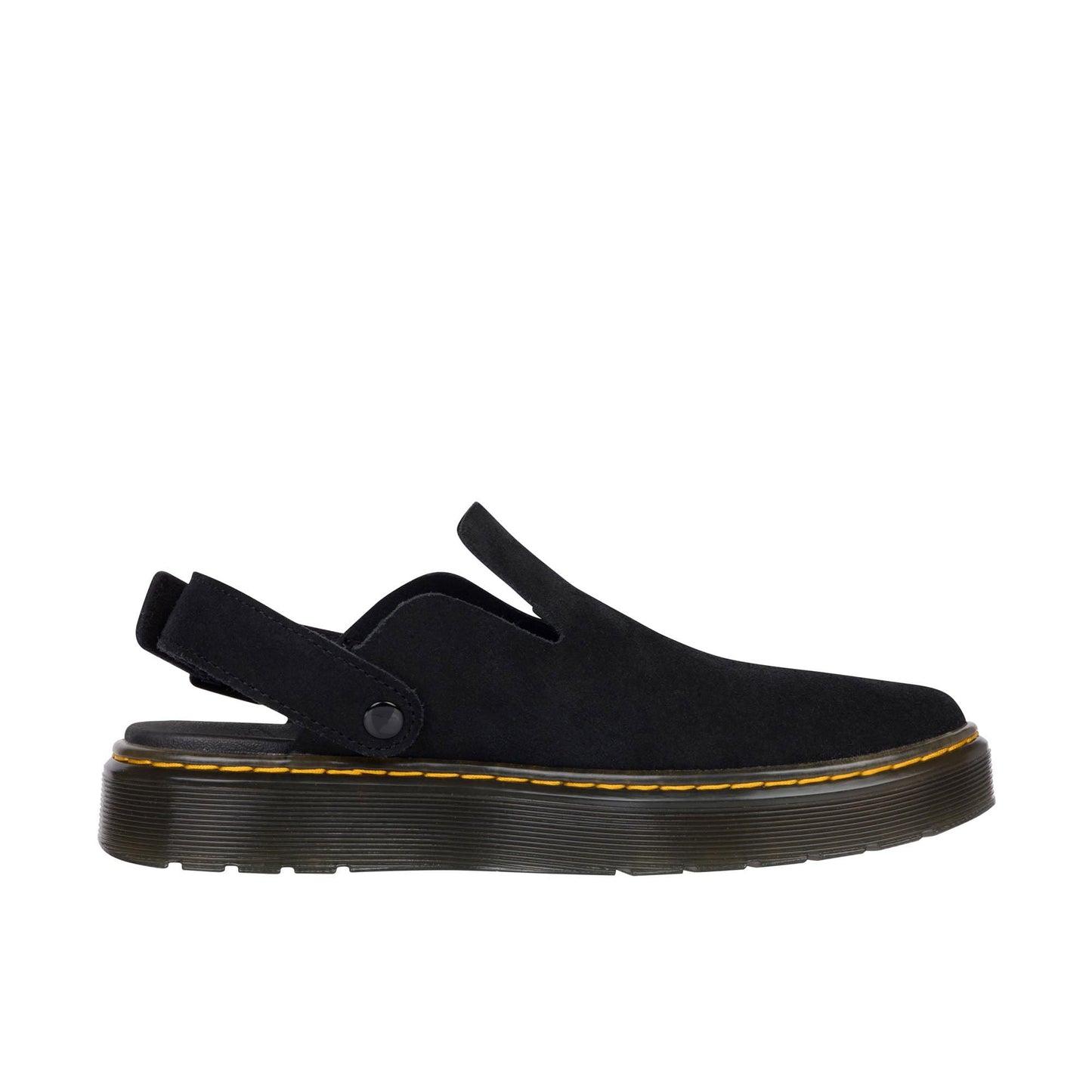 Dr. Martens Unisex Carlson Mule, Black E.H Suede Mb, 6 US Men