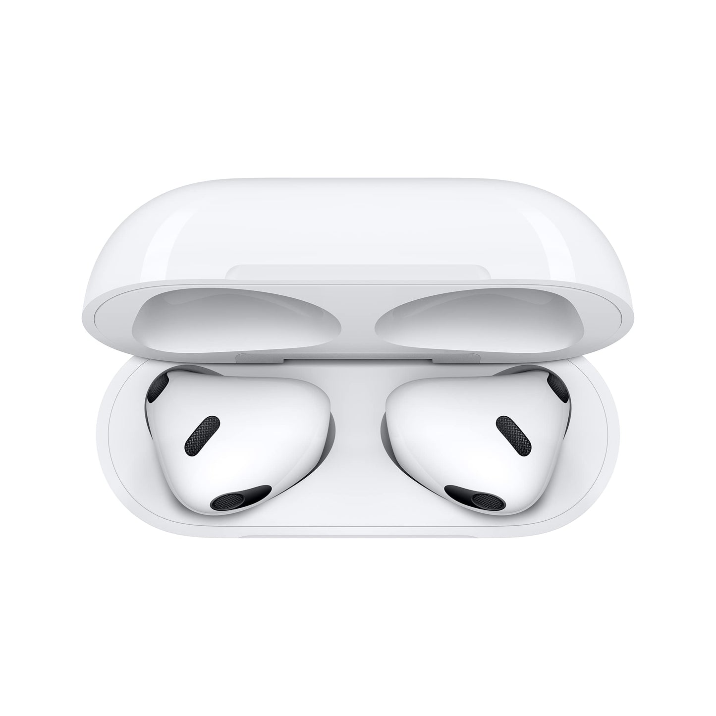 Apple AirPods (3rd Generation) Wireless Ear Buds, Bluetooth Headphones, Personalized Spatial Audio, Sweat and Water Resistant, Lightning Charging Case Included, Up to 30 Hours of Battery Life