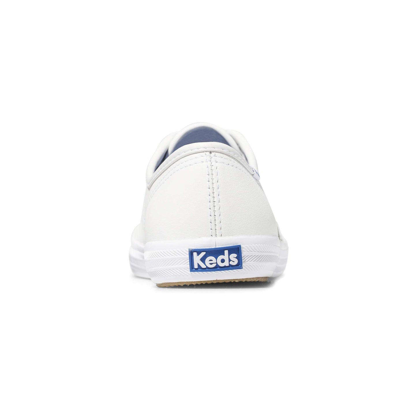 Keds Women's Champion Lace Up Sneaker, White Leather, 8 Wide