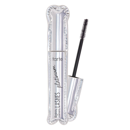 tarte lights, camera, lashes platinum voluminizing mascara - black - full size