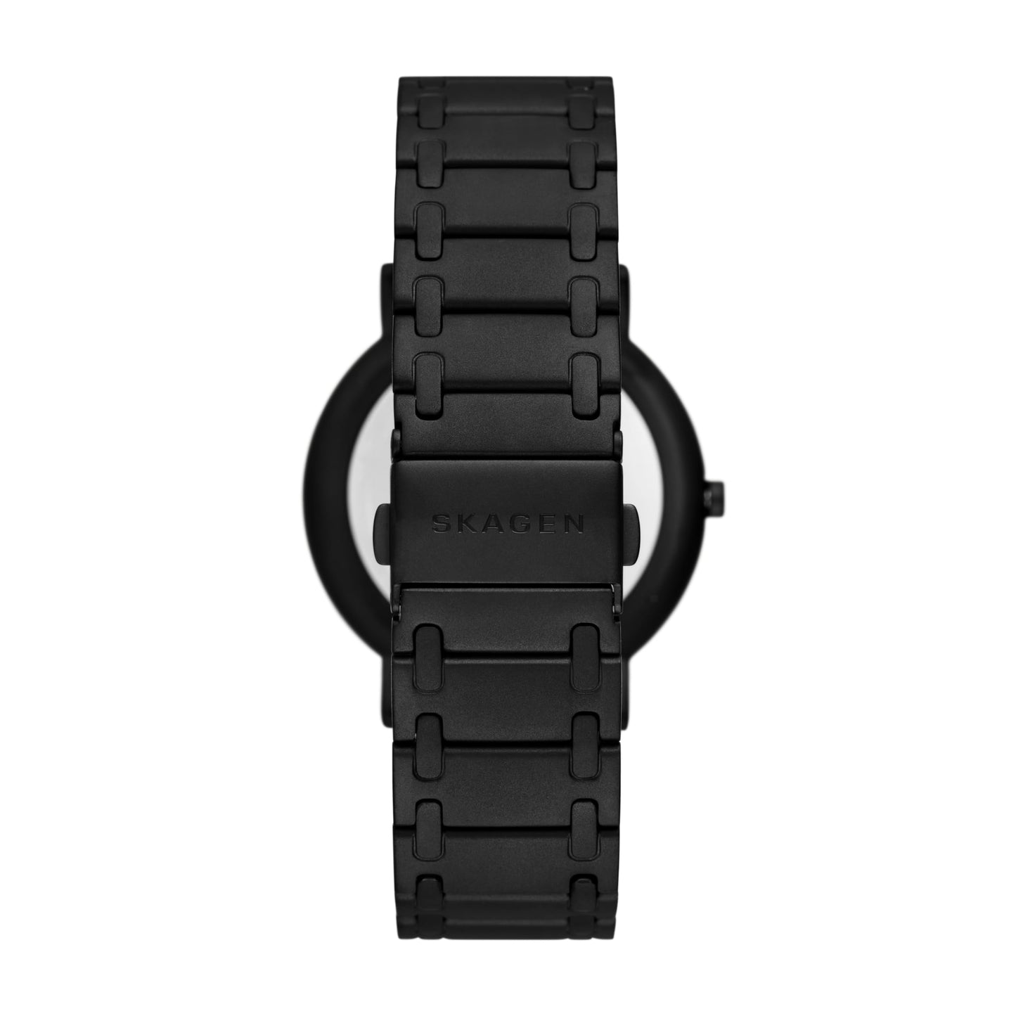 Skagen Men's Signatur Three-Hand Black Stainless Steel Bracelet Watch (Model: SKW6914)