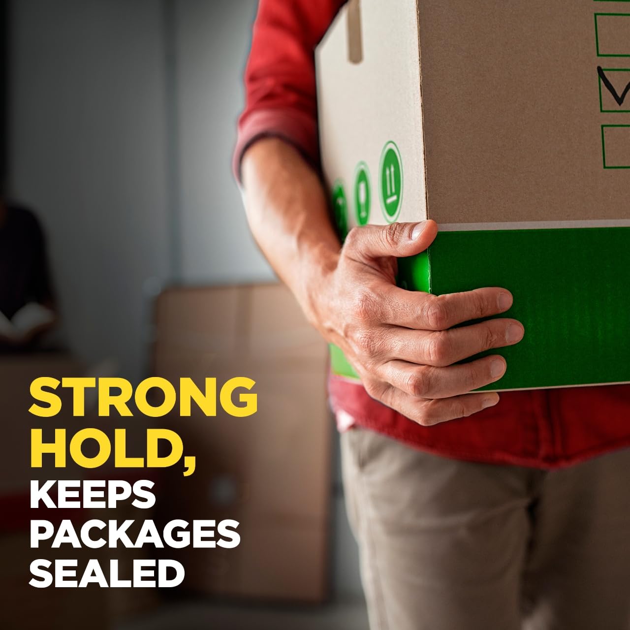 Scotch Sure Start Shipping Packaging Tape, 1.88" x 22.2 yd, Designed for Packing, Shipping and Mailing, Quiet Unwind, No Splitting or Tearing, 1.5" Core, Clear, 6 Dispensered Rolls (145-6)