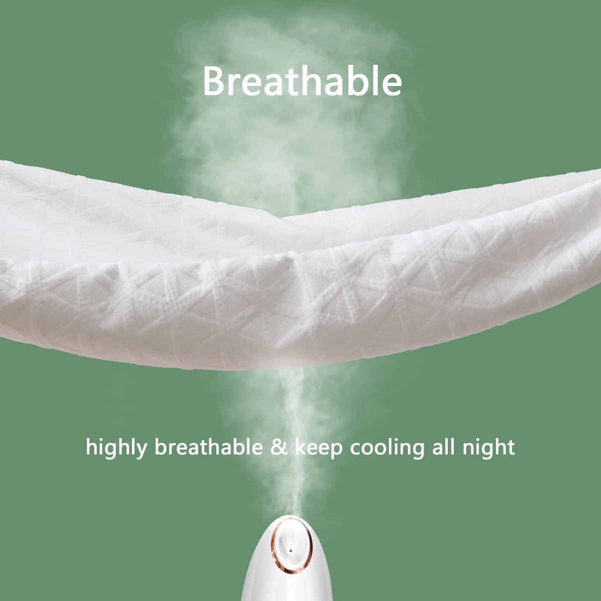 Premium 100% Waterproof Mattress Protector King Size, Breathable Bed Cover 3D Air Fabric Cooling Mattress Pad Cover Smooth Soft Noiseless Washable, 8''-21'' Deep Pocket