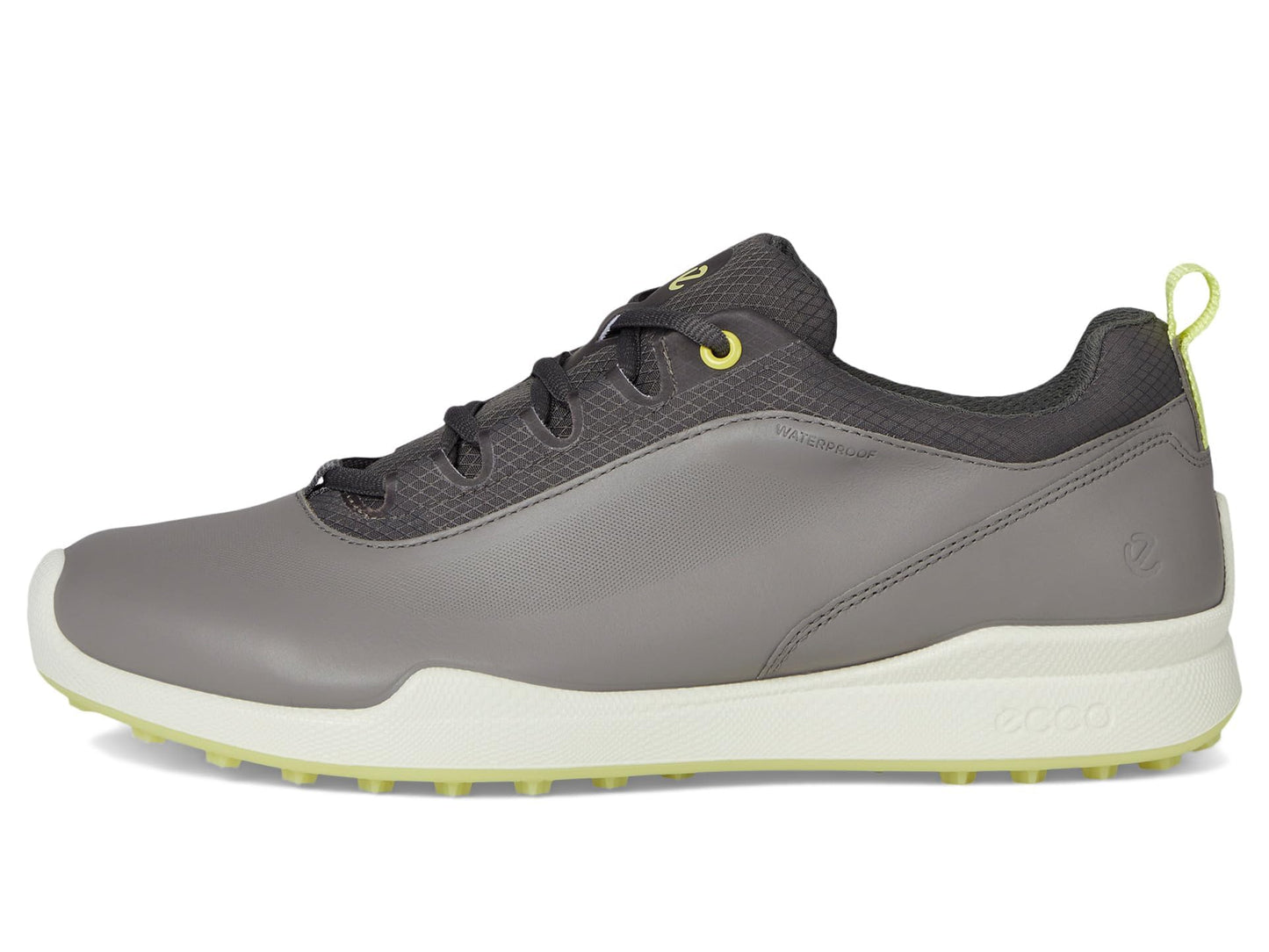 ECCO Men's Biom Hybrid BNY Waterproof Golf Shoe, Steel/Magnet, 13-13.5