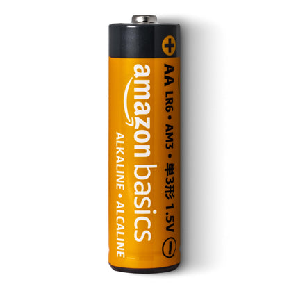 Amazon Basics 48-Pack AA Alkaline High-Performance Batteries, 1.5 Volt, 10-Year Shelf Life, Long-lasting, No Leakage
