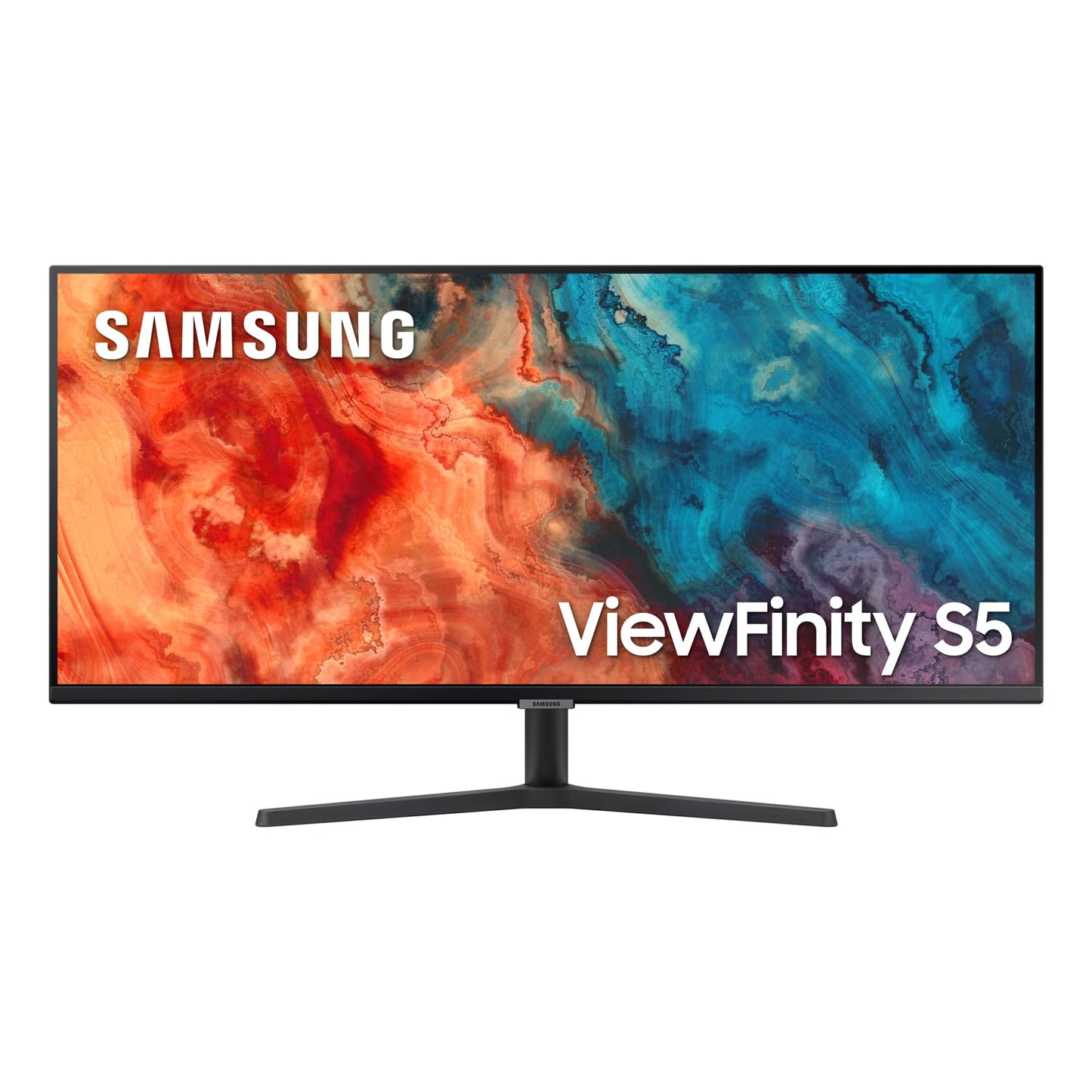 SAMSUNG 34" ViewFinity S50GC Series Ultrawide QHD Monitor, 100Hz, 5ms, HDR10, AMD FreeSync, Eye Care, Borderless Design, PIP, PBP, LS34C50DGANXZA, 2023, Black