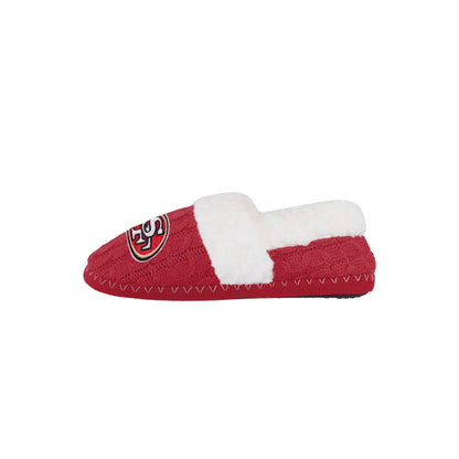 foco NFL NFL Womens Team Color Moccasin Slipper - L