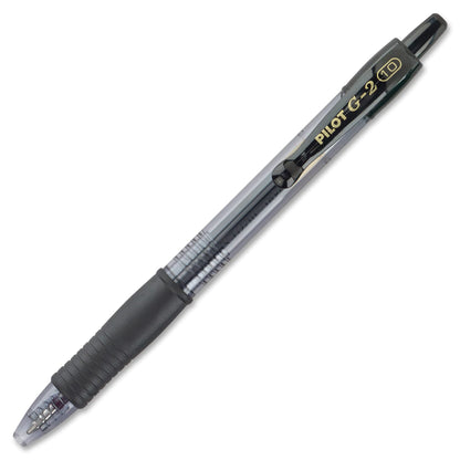 Pilot G2 Premium Gel Pens, Black Pens, Bold Point 1 mm, 12 Black