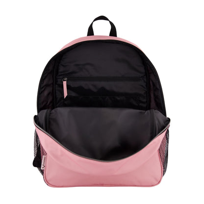 Messi Boys' Lifestyle Backpack Girls, Bookbag with Pockets & Adjustable Straps, Pink/Black, One Size