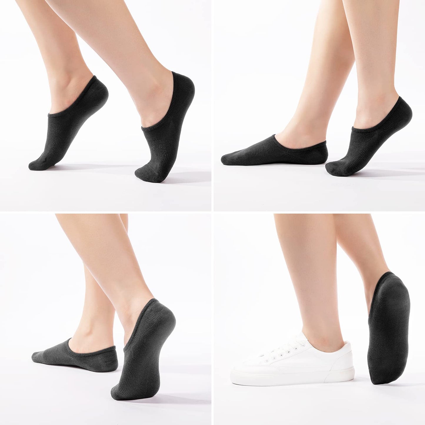 IDEGG No Show Socks Womens and Men Low Cut Ankle Short Anti-slid Athletic Running Novelty Casual Invisible Liner Socks